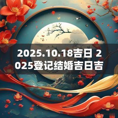 2025.10.18吉日 2025登记结婚吉日吉时