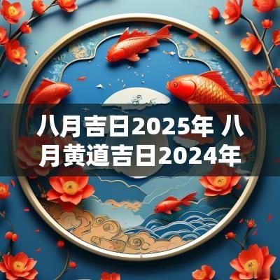八月吉日2025年 八月黄道吉日2025年