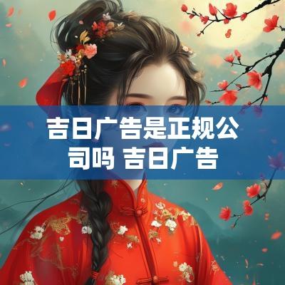 吉日广告是正规公司吗 吉日广告