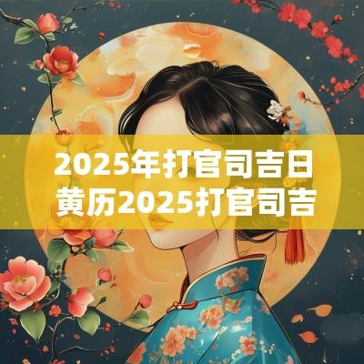 2025年打官司吉日 黄历2025打官司吉日