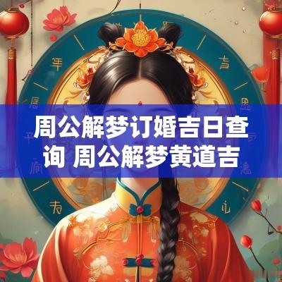 周公解梦订婚吉日查询 周公解梦黄道吉日