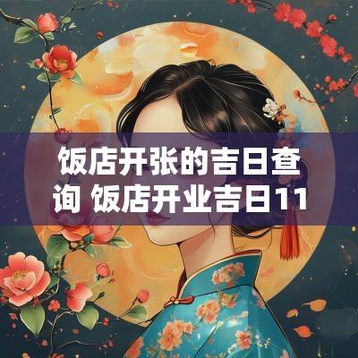 饭店开张的吉日查询 饭店开业吉日11月份