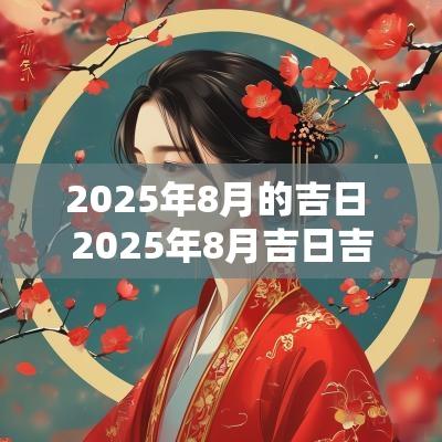 2025年8月的吉日 2025年8月吉日吉时大全表
