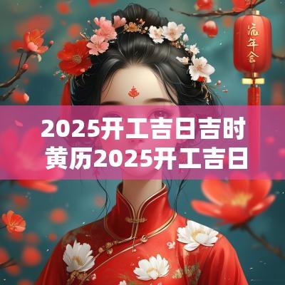 2025开工吉日吉时 黄历2025开工吉日查询