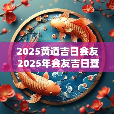 2025黄道吉日会友 2025年会友吉日查询