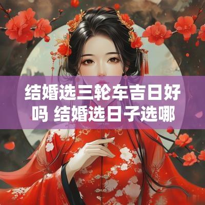 结婚选三轮车吉日好吗 结婚选日子选哪天好