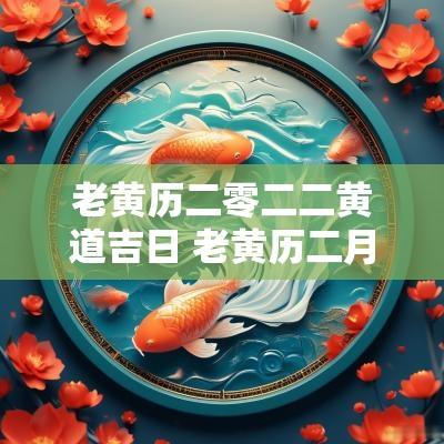 老黄历二零二二黄道吉日 老黄历二月份黄道吉日