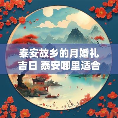 泰安故乡的月婚礼吉日 泰安哪里适合过结婚纪念日