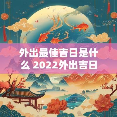 外出最佳吉日是什么 2025外出吉日