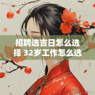 招聘选吉日怎么选择 32岁工作怎么选吉日
