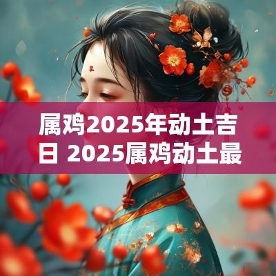 属鸡2025年动土吉日 2025属鸡动土最佳吉日