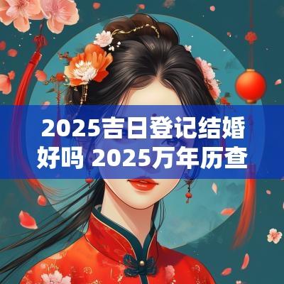 2025吉日登记结婚好吗 2025万年历查询结婚吉日