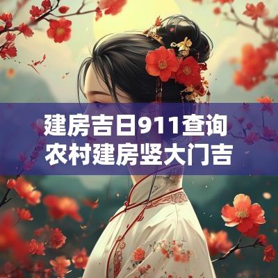 建房吉日911查询 农村建房竖大门吉日