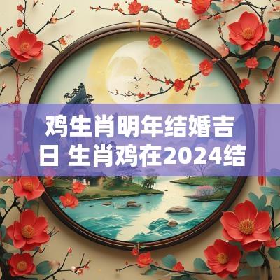 鸡生肖明年结婚吉日 生肖鸡在2025结婚