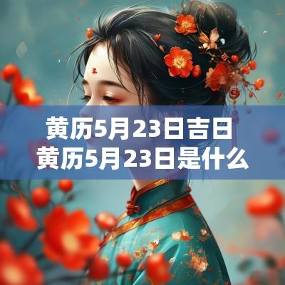 黄历5月23日吉日 黄历5月23日是什么日子