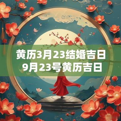 黄历3月23结婚吉日 9月23号黄历吉日