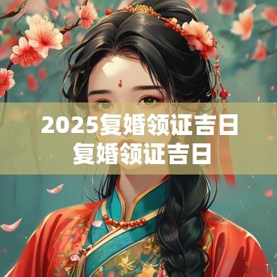 2025复婚领证吉日 复婚领证吉日