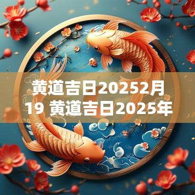 黄道吉日20252月19 黄道吉日2025年