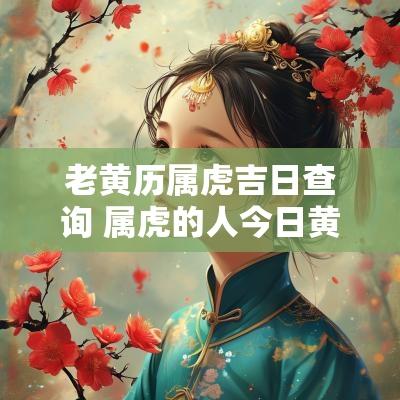 老黄历属虎吉日查询 属虎的人今日黄历吉日