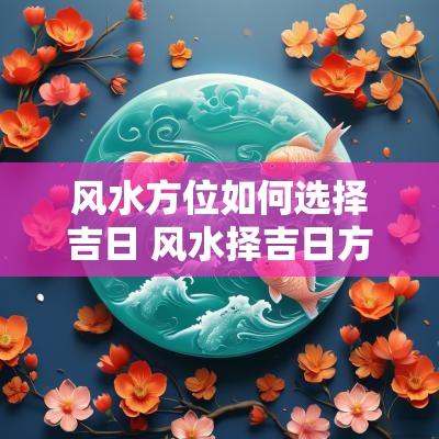 风水方位如何选择吉日 风水择吉日方法