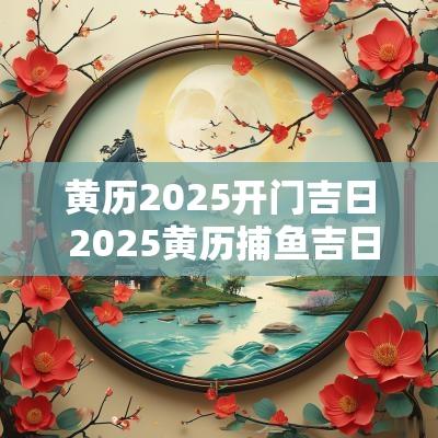 黄历2025开门吉日 2025黄历捕鱼吉日