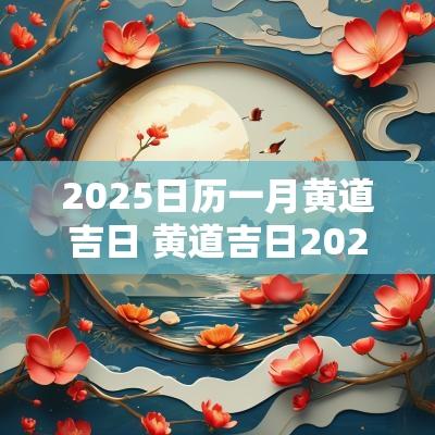 2025日历一月黄道吉日 黄道吉日2025祭祀祈福