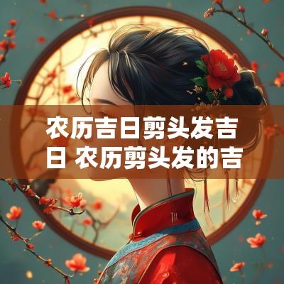 农历吉日剪头发吉日 农历剪头发的吉祥日