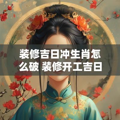 装修吉日冲生肖怎么破 装修开工吉日冲生肖如何化解