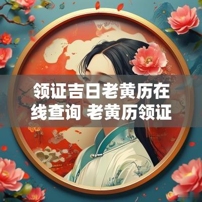 领证吉日老黄历在线查询 老黄历领证吉日查询
