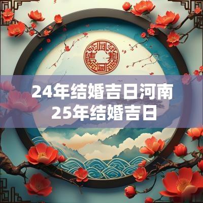 24年结婚吉日河南 25年结婚吉日
