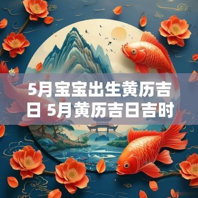 5月宝宝出生黄历吉日 5月黄历吉日吉时