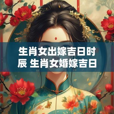 生肖女出嫁吉日时辰 生肖女婚嫁吉日