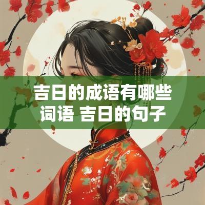 吉日的成语有哪些词语 吉日的句子