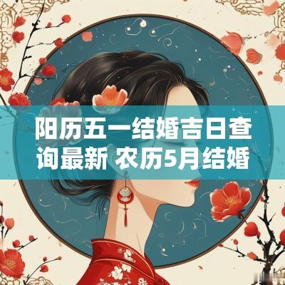 阳历五一结婚吉日查询最新 农历5月结婚黄道吉日查询