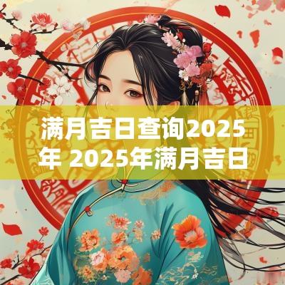 满月吉日查询2025年 2025年满月吉日查询