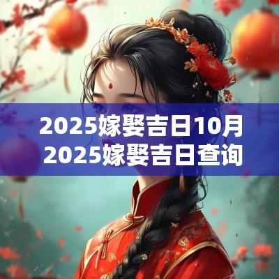2025嫁娶吉日10月 2025嫁娶吉日查询