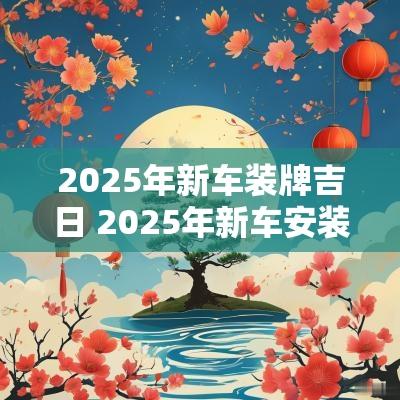 2025年新车装牌吉日 2025年新车安装牌吉日
