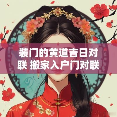 装门的黄道吉日对联 搬家入户门对联