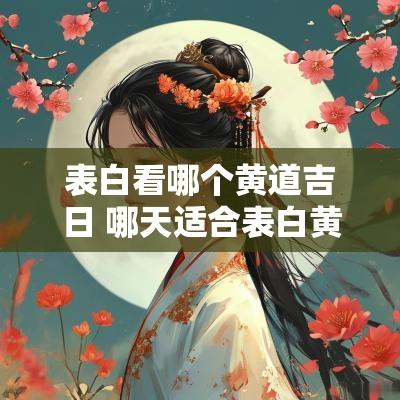 表白看哪个黄道吉日 哪天适合表白黄道吉日十月