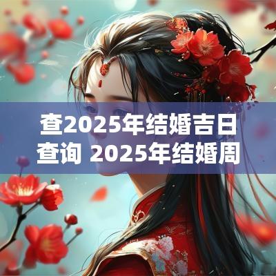 查2025年结婚吉日查询 2025年结婚周六周日吉日一览表