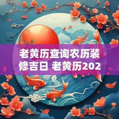 老黄历查询农历装修吉日 老黄历2025年11月装修吉日