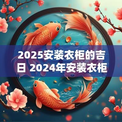 2025安装衣柜的吉日 2025年安装衣柜吉日查询