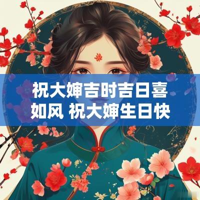 祝大婶吉时吉日喜如风 祝大婶生日快乐的句子