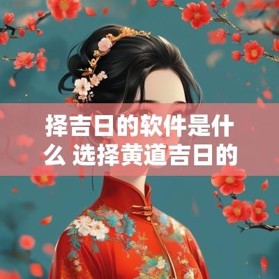 择吉日的软件是什么 选择黄道吉日的软件哪个好
