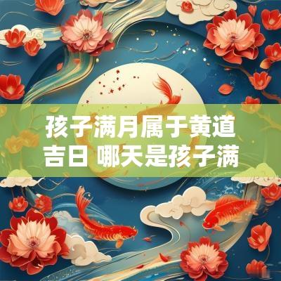 孩子满月属于黄道吉日 哪天是孩子满月吉日