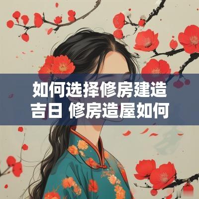 如何选择修房建造吉日 修房造屋如何选日子