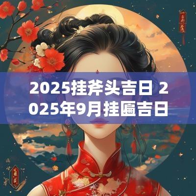2025挂斧头吉日 2025年9月挂匾吉日