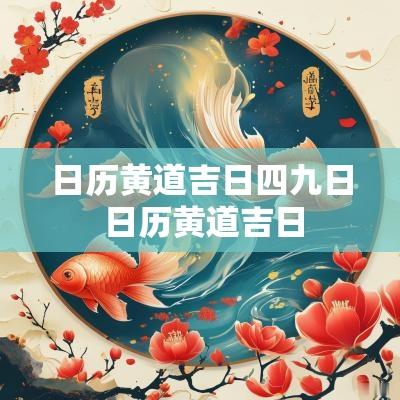 日历黄道吉日四九日 日历黄道吉日