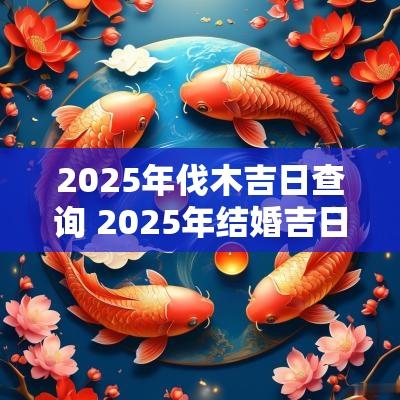 2025年伐木吉日查询 2025年结婚吉日老黄历查询