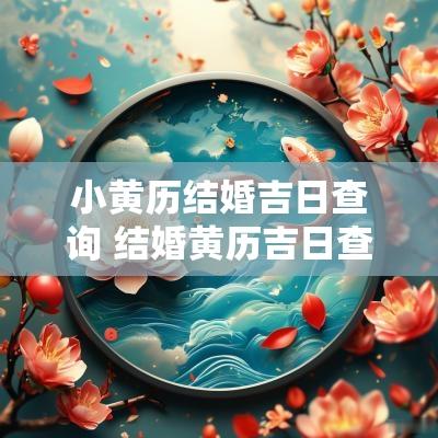 小黄历结婚吉日查询 结婚黄历吉日查询2025
